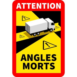 Magnet souple "ANGLES MORTS" pour camions