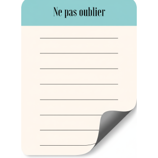Pense-bete magnétique effaçable A5 personnalisable à partir de 50 unités