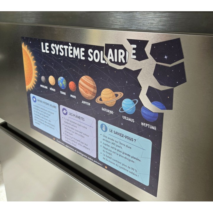 Puzzle magnétique personnalisable 100 pièces